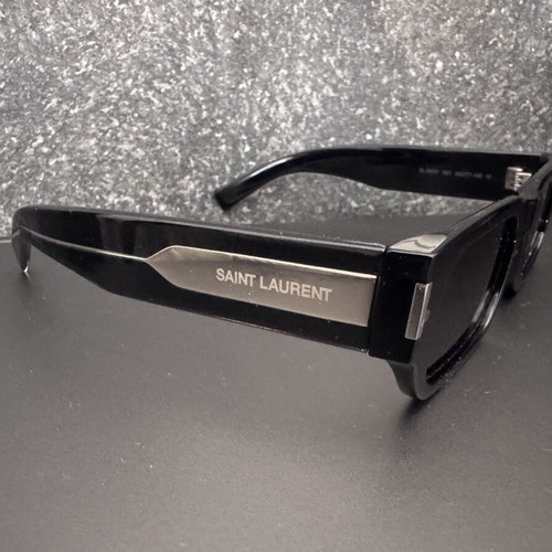YSL Unisex Sunglasses SL 660 001 Like New Black Acetate Frame