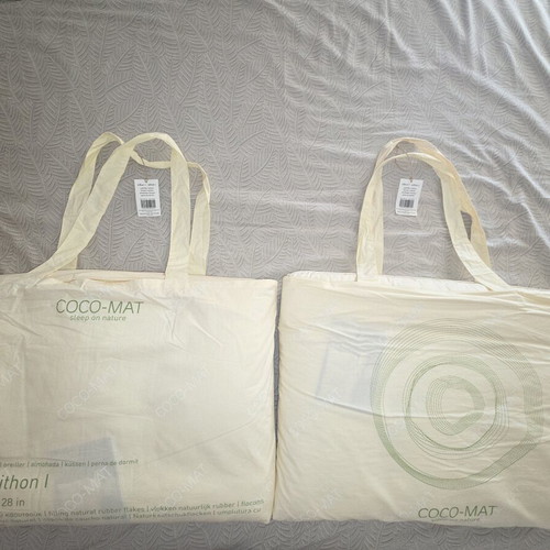 Cocomat Sithon I pillows new, pack of 2, natural rubber