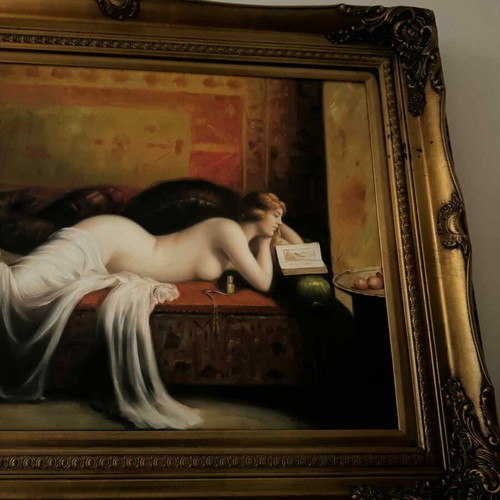 Painting in frame new, dimensions 88x118x9 cm