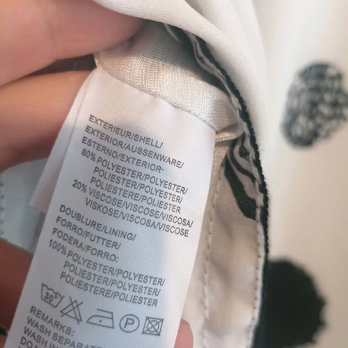 Sweet Miss dress black and white size S like new