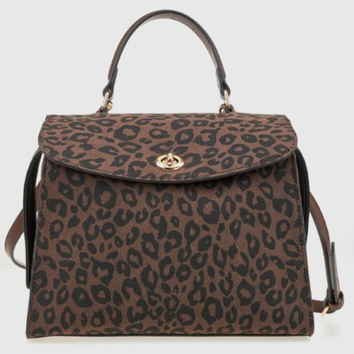 Verde shoulder bag, leopard print, new
