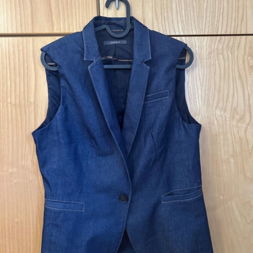 Denim vest like new, blue, size M