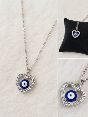 Handmade eye necklace new with heart