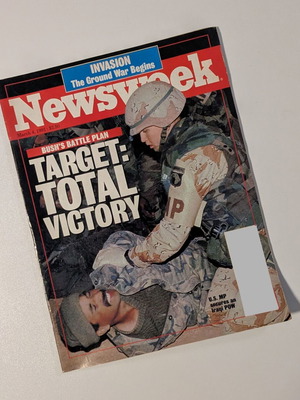 Περιοδικό Newsweek 4 Μαρτίου 1991, Target: Total Victory, Πόλεμος του Κόλπου