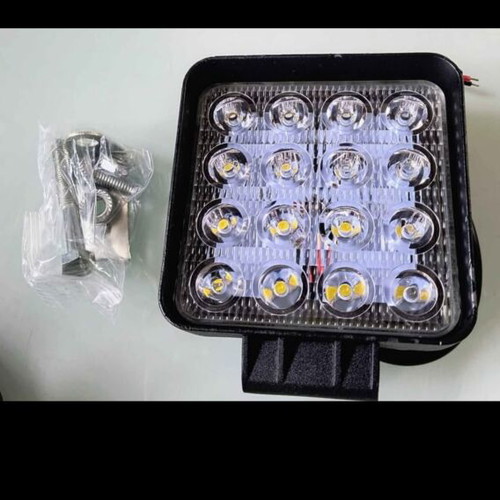 Led Work Light 48W IP67 With 16 High-Power LEDs For Offroad Vehicles