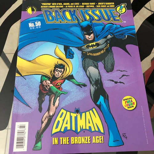 Back Issue Magazine 50 Batman in Bronze Age new