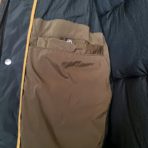 Zara men's puffer jacket black like new, water-repellent