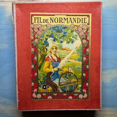 Fil de Normandie κουτί με 40+ λινά νήματα