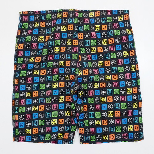 Phona App Icon men's swim shorts size S like new, colorful