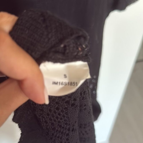 Minkpink knitted dress like new, black, size S
