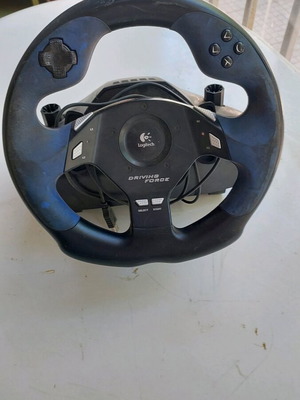 Sony PS2 PS3 steering wheel and pedals used