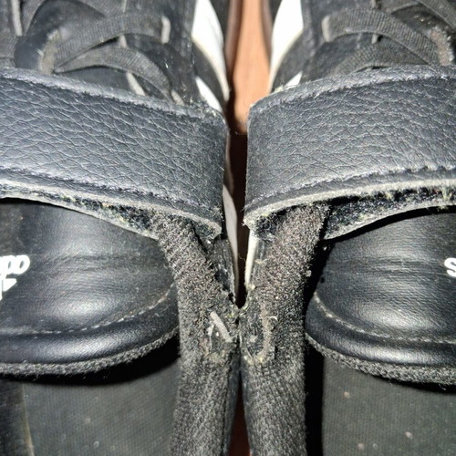 Adidas VL Court 3.0 EL K sneakers size 35 used, black with gum sole