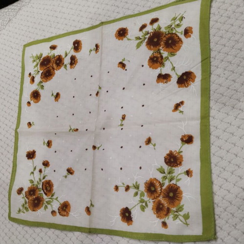 Handkerchiefs set used from personal family collection
