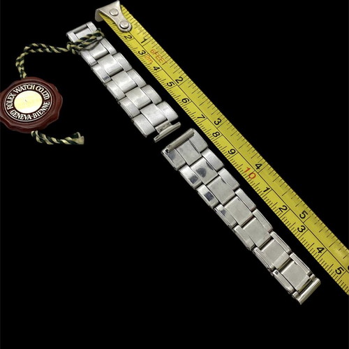 Rolex Oyster used 1930 with folded links and riveted design