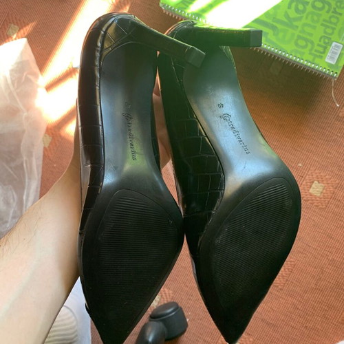 Stradivarius Black Heels Size 40 New
