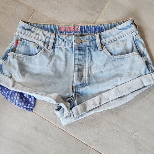 Funky Buddha denim shorts used, blue, size M