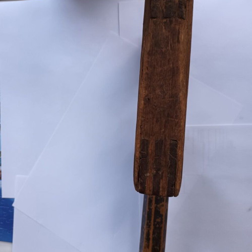 Wooden bookbinding clamp used, length 20 cm