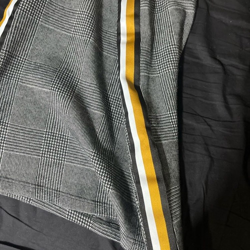 Midi skirt Zara used, size S, gray and yellow