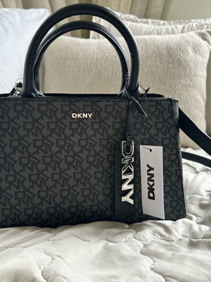Τσάντα χειρός DKNY καινούργια, μαύρο και γκρι