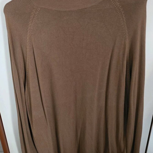 Zara men's turtleneck sweater brown like new, size L