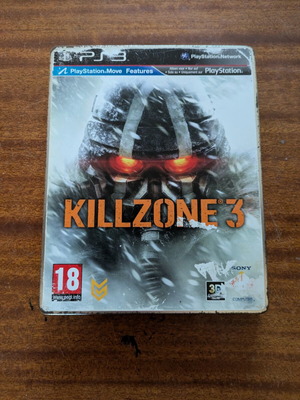 Killzone 3 steelbook sticker book edition PS3 used