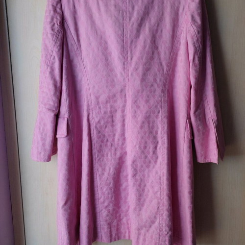 Bubble Gum Pink cotton trench coat like new