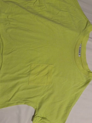 Crop T-shirt Pull & Bear like new, light green, size S