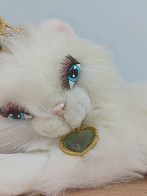 Barbie Princess and The Paupper Serafina plush cat used