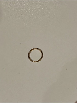 Gold hoop for conch piercing 1.2cm like new