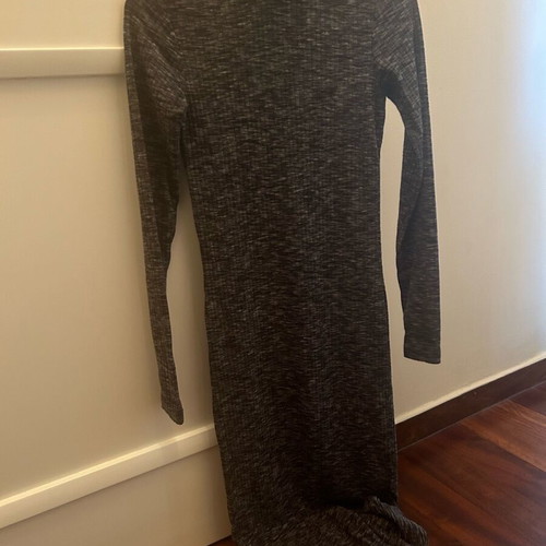 Stradivarius Dress S like new, grey ribbed casual