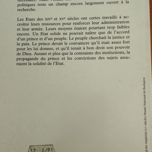 L'Occident aux XIVe et XVe siècles book like new, French