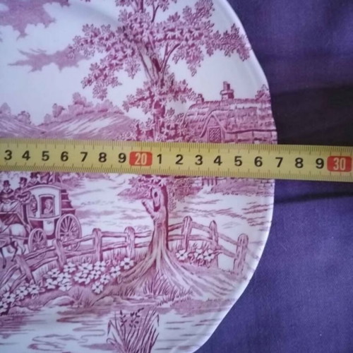 Staffordshire Alfred Meakin vintage collectible plates 27 cm