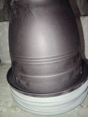 Flower pots new, pack of three small