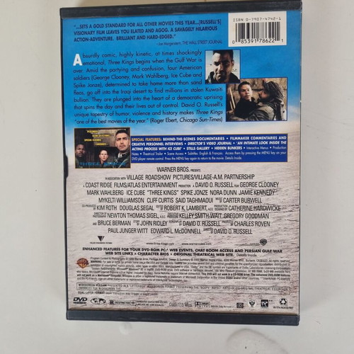Three Kings DVD, adventure comedy, subbed