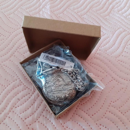Pocket watch in original packaging, never used