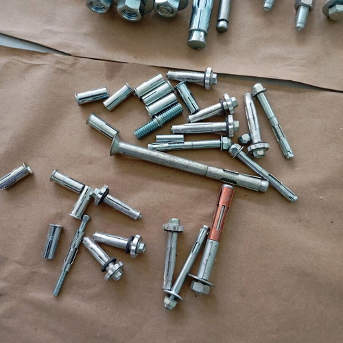Bolts new with nuts, anchors and washers