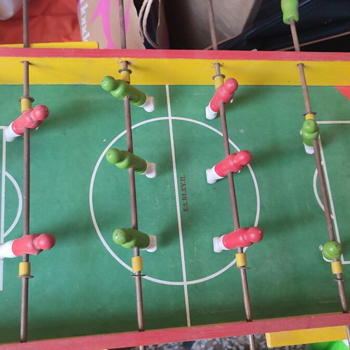 Vintage El.Vi.Xy.P. tabletop foosball game used, 1970s