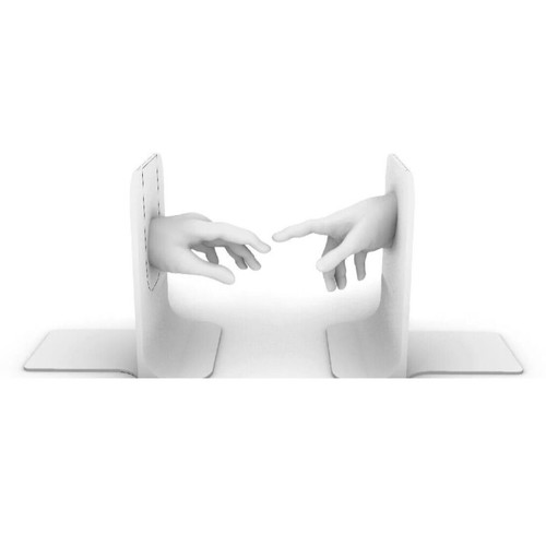 Bookends "The Creation of Adam" new, minimal art style
