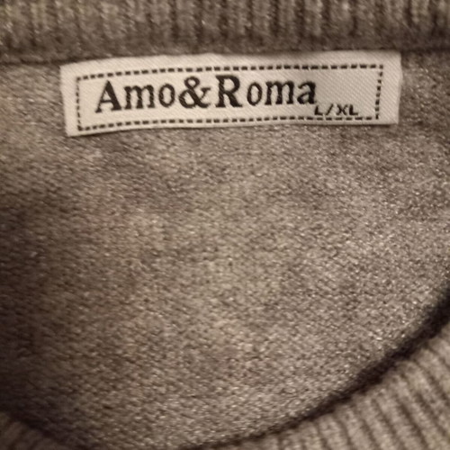 Grey crop sweater like new, women's L/XL