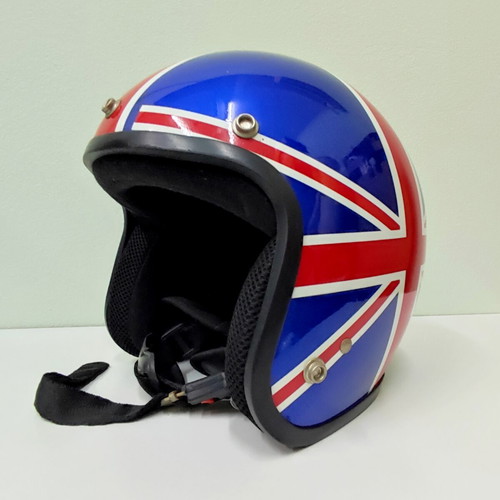 Decorative Old School Retro Union Jack Helmet new