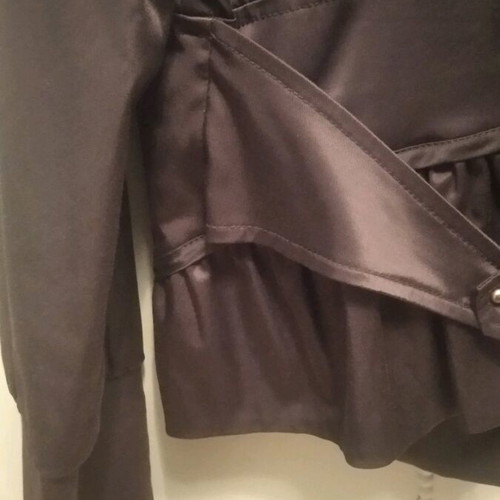 Toi & Moi women's jacket satin black size M like new