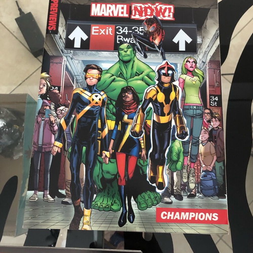 Marvel Now + Universe set of 3 used catalogues with Champions, War of the Realms, X-Men Krakoa