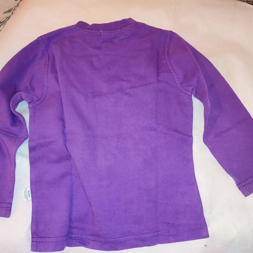 Boys' purple shirts used, Benetton and Active, ages 1 and 2