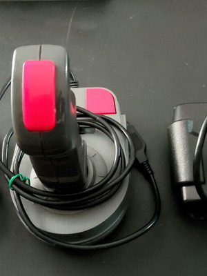 Joystick 9 pins used, pack of 3, with suction cups and microswitches