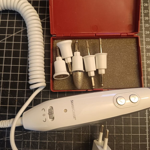 SilverCrest manicure set and rotary tool used