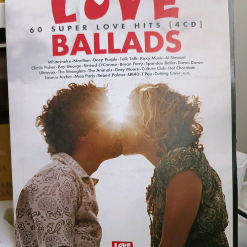 Love Ballads CDs intact, 4 pieces, rock
