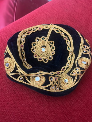 Handmade fesi in like new condition, traditional women's headwear