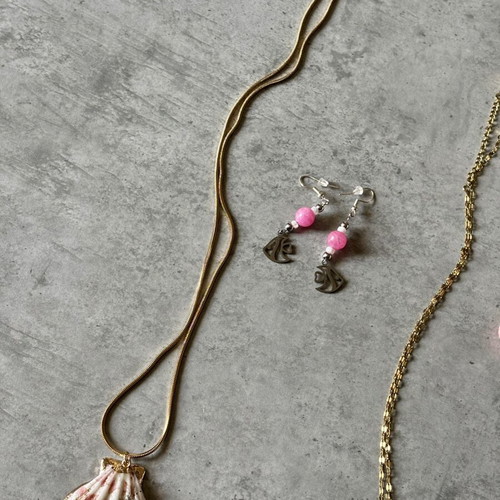 Summer jewelry set like new, colorful, 6 pieces