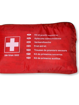 First Aid Kit for Vehicles with 16 Items Certified DIN 13164:2022