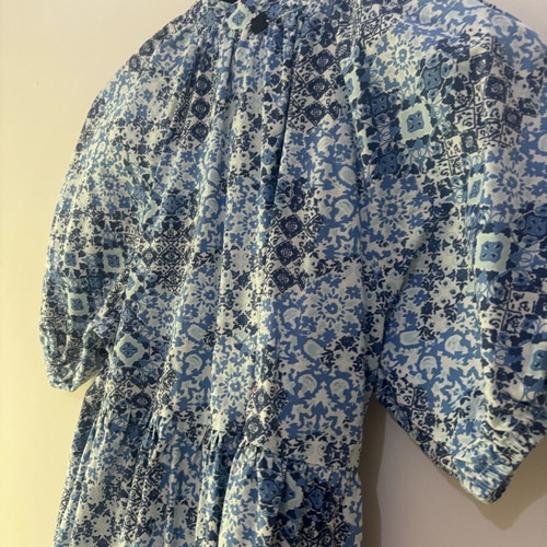 BSB short dress like new, white and blue, size S